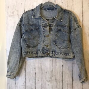 Unomatch Women Modern Loose Long Sleeve Fabulous Collar Neck Winter Denim Jacket